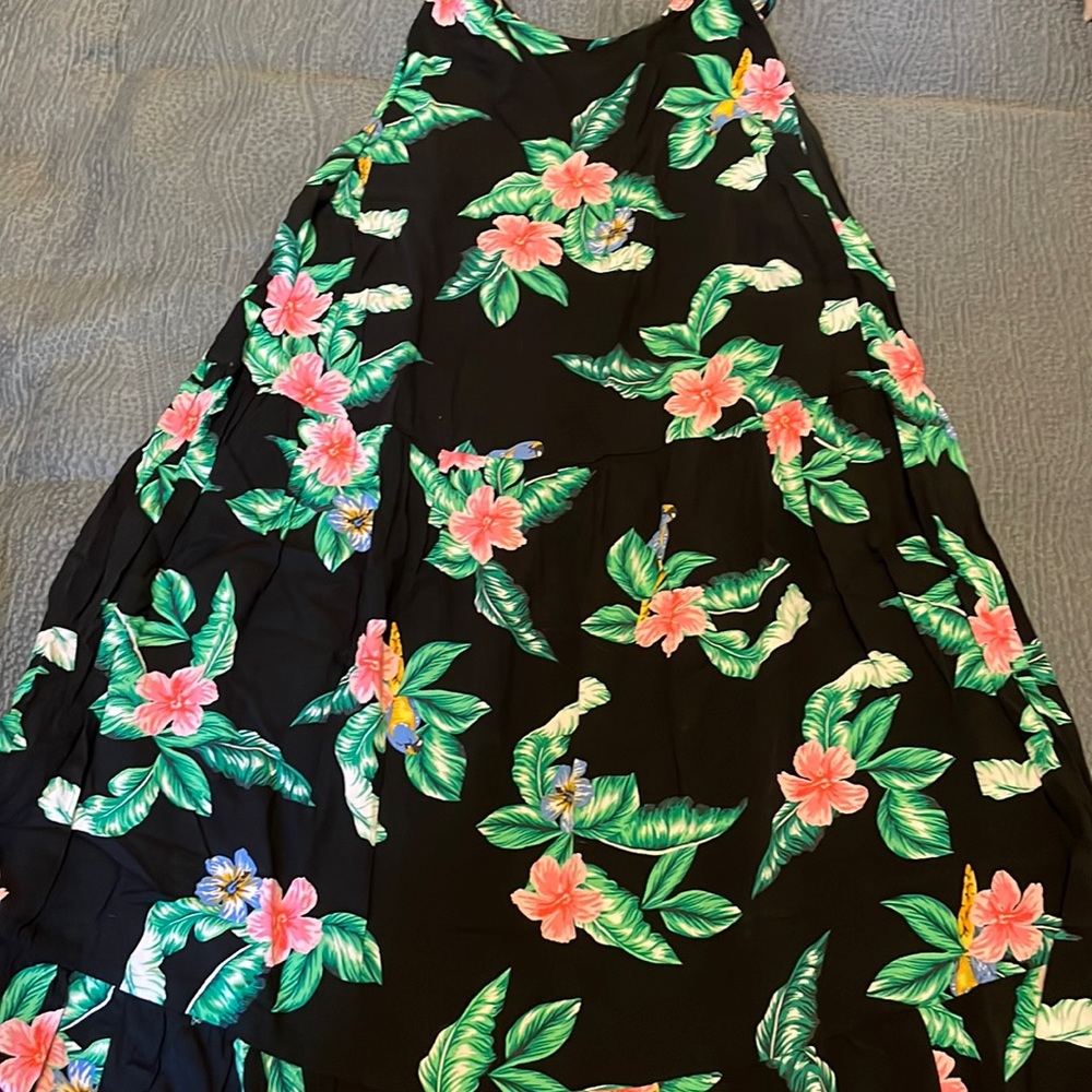 Plus Size Tropical Style Dress